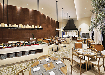 The hotel caters to the tastes of the refined global traveller.